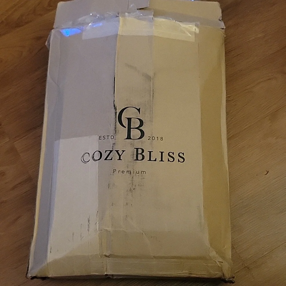 Cozy Bliss dual side cooling comforter gray Twin breathable lightweight New